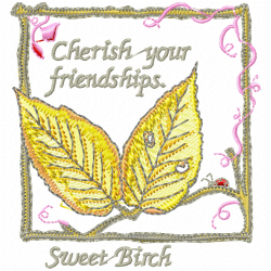 Leaves Embroidery Design 2